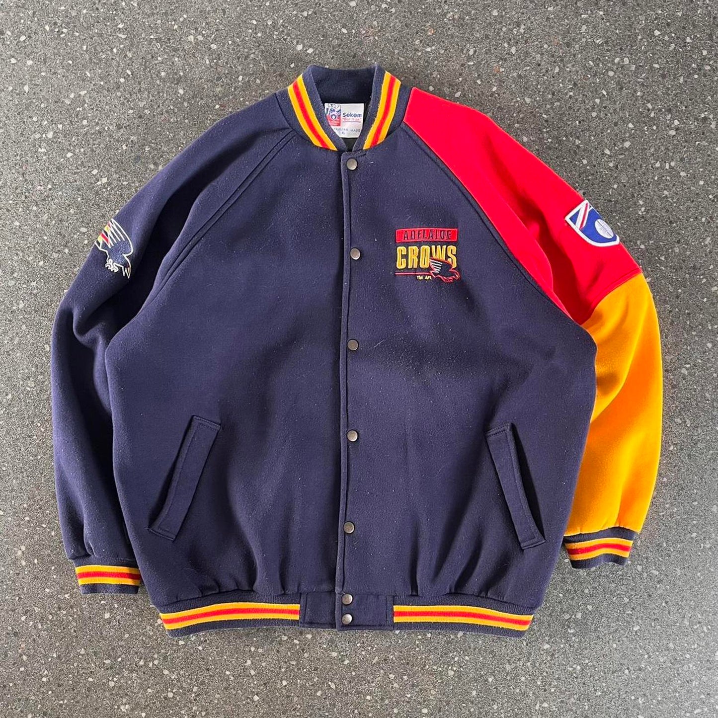 Vintage crows bomber jacket