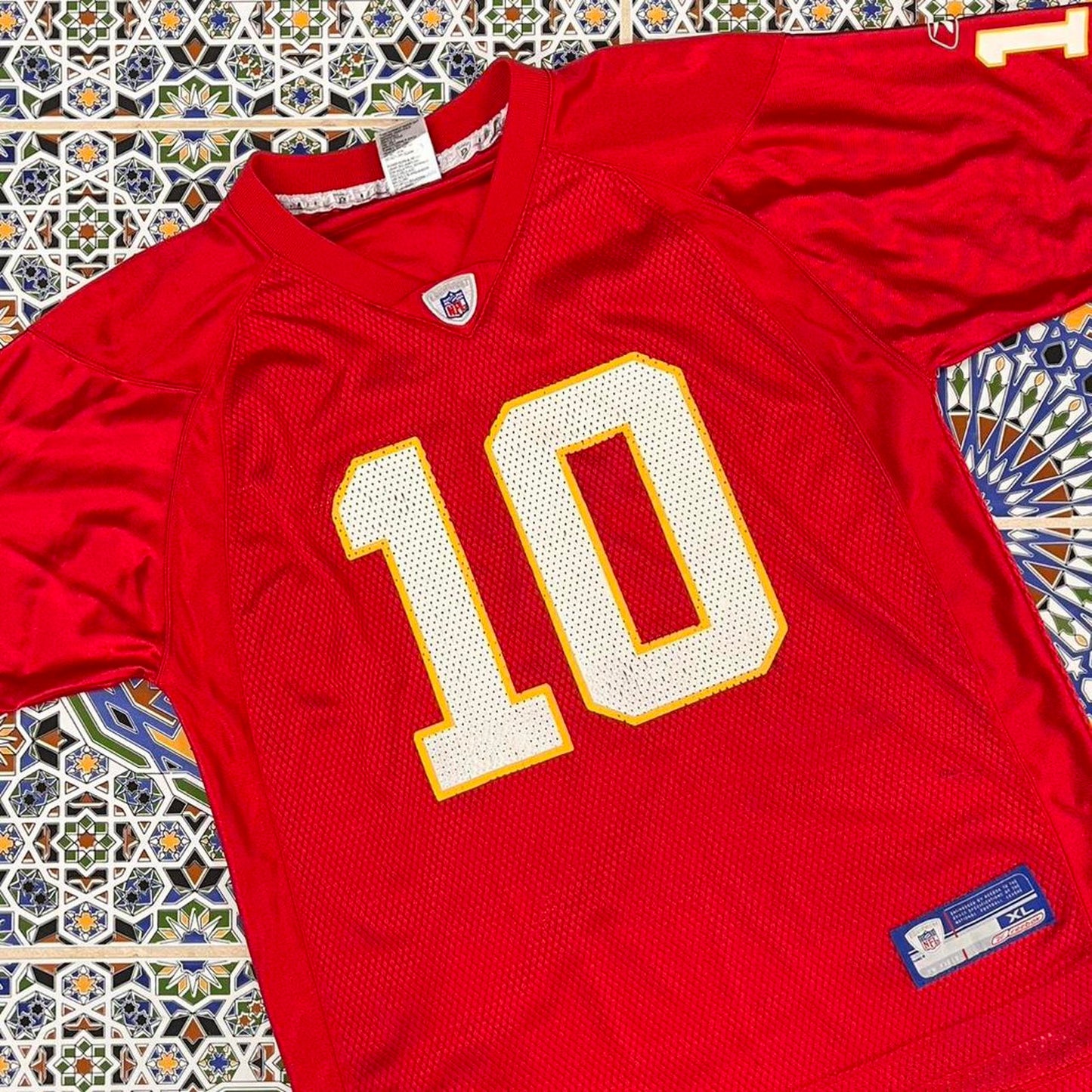Reebok Kansas city chiefs football jersey