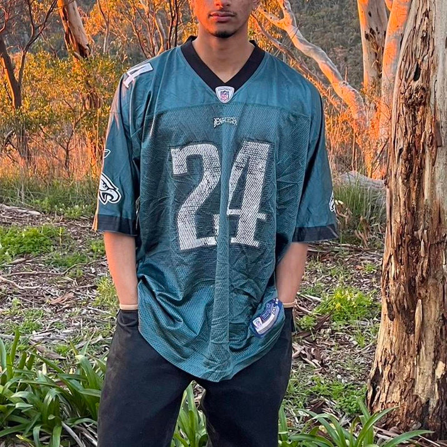 Reebok Philadelphia eagles football jersey
