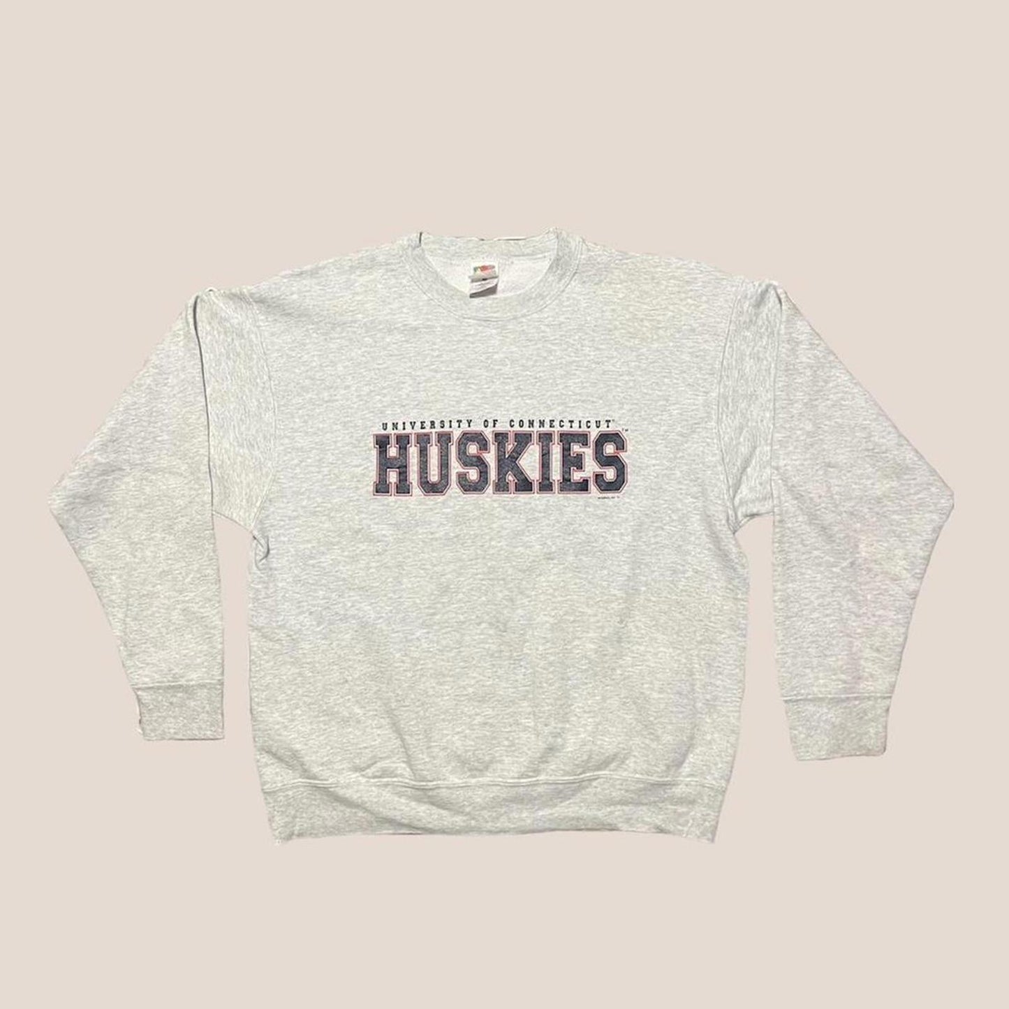 1997 powers University of Connecticut huskies crewneck sweatshirt