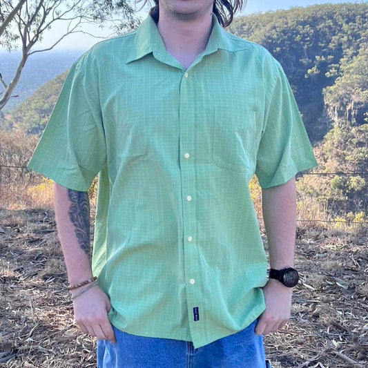 gazman short sleeved button up shirt