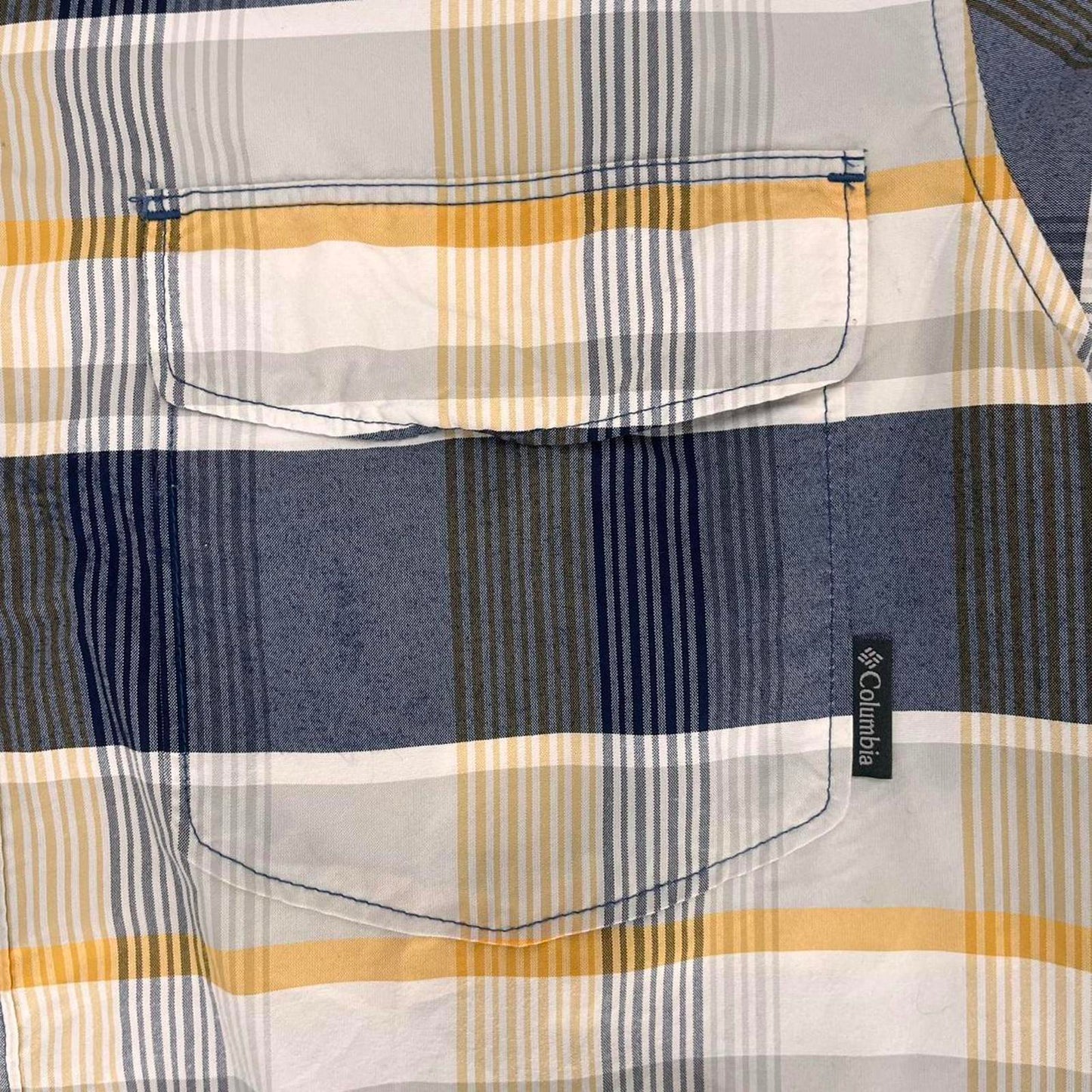 columbia short sleeved button up shirt