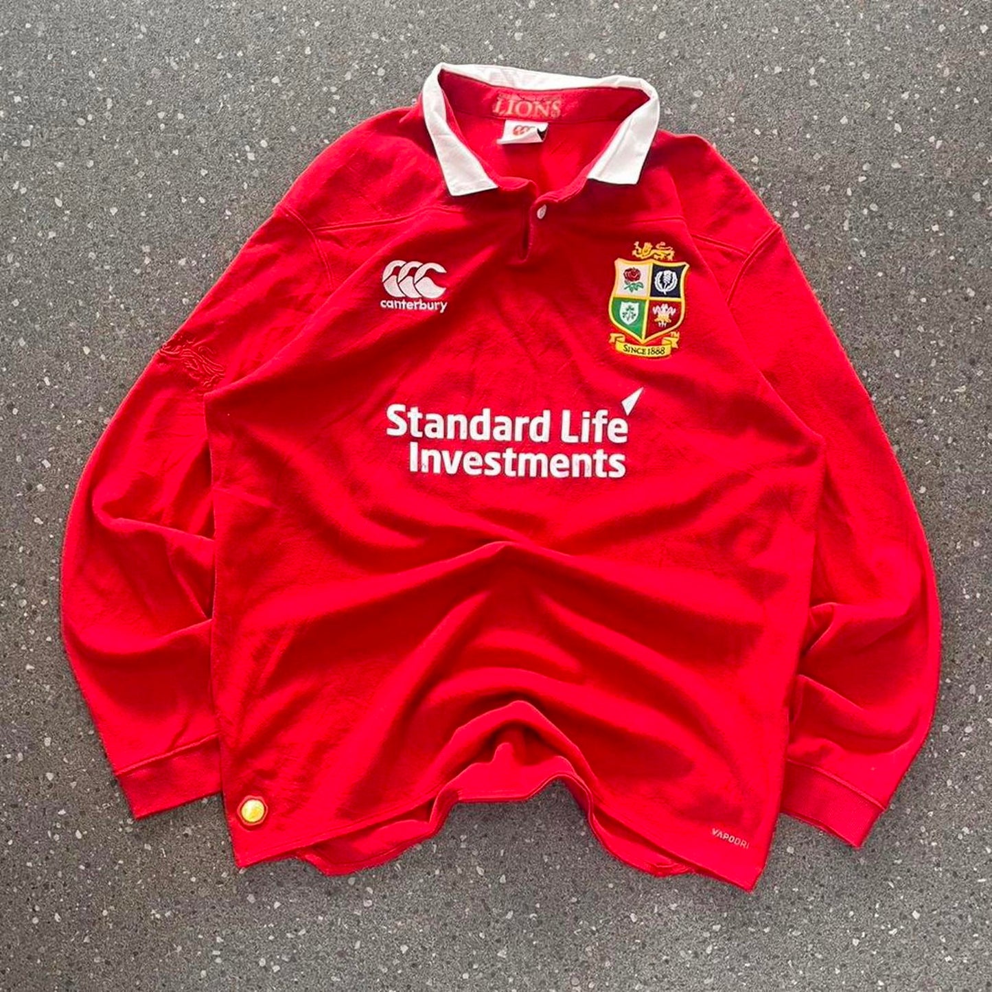 British & Irish lions Canterbury rugby jersey