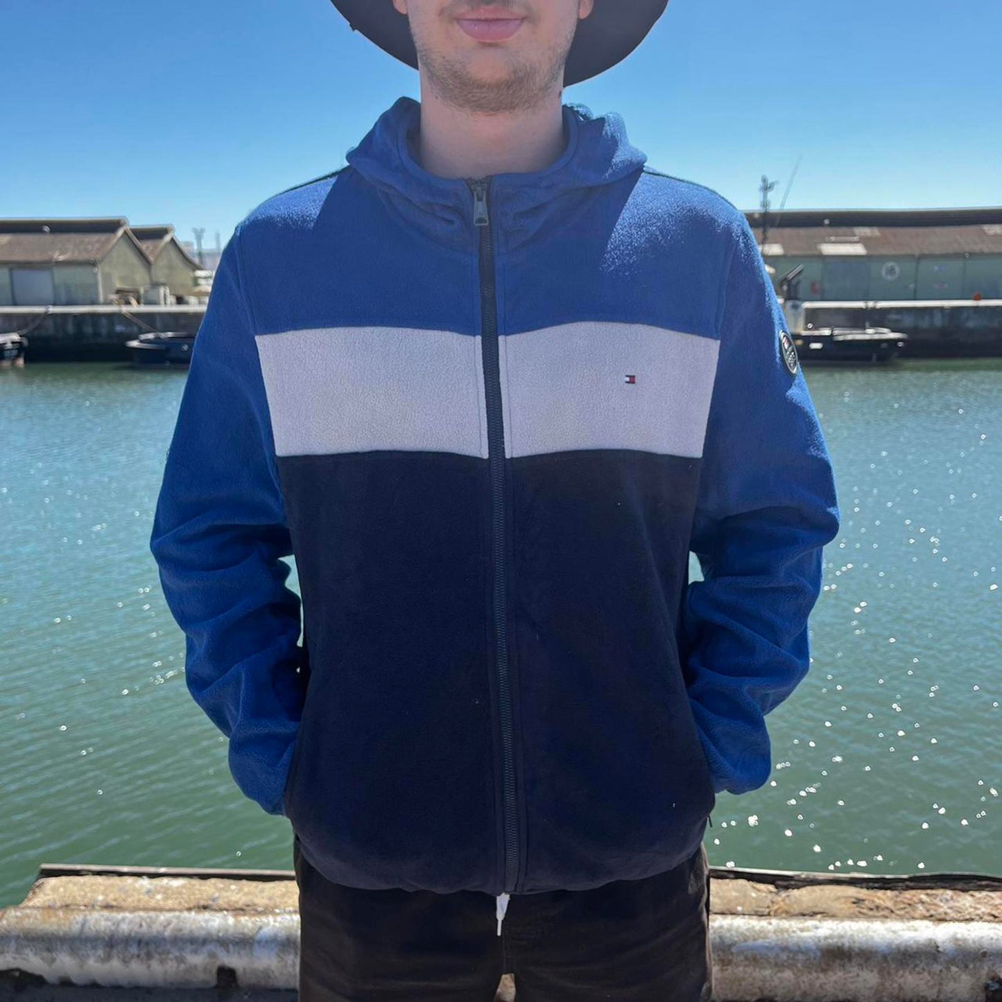 tommy hilfiger fleece hoodie