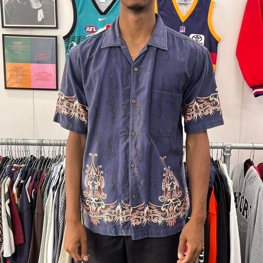 target short sleeved button up shirt