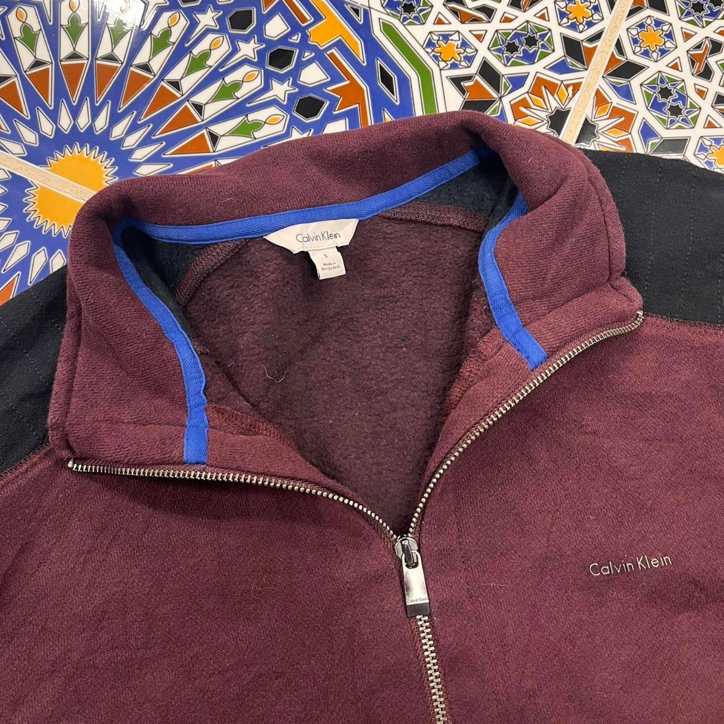Calvin Klein quarter zip jumper