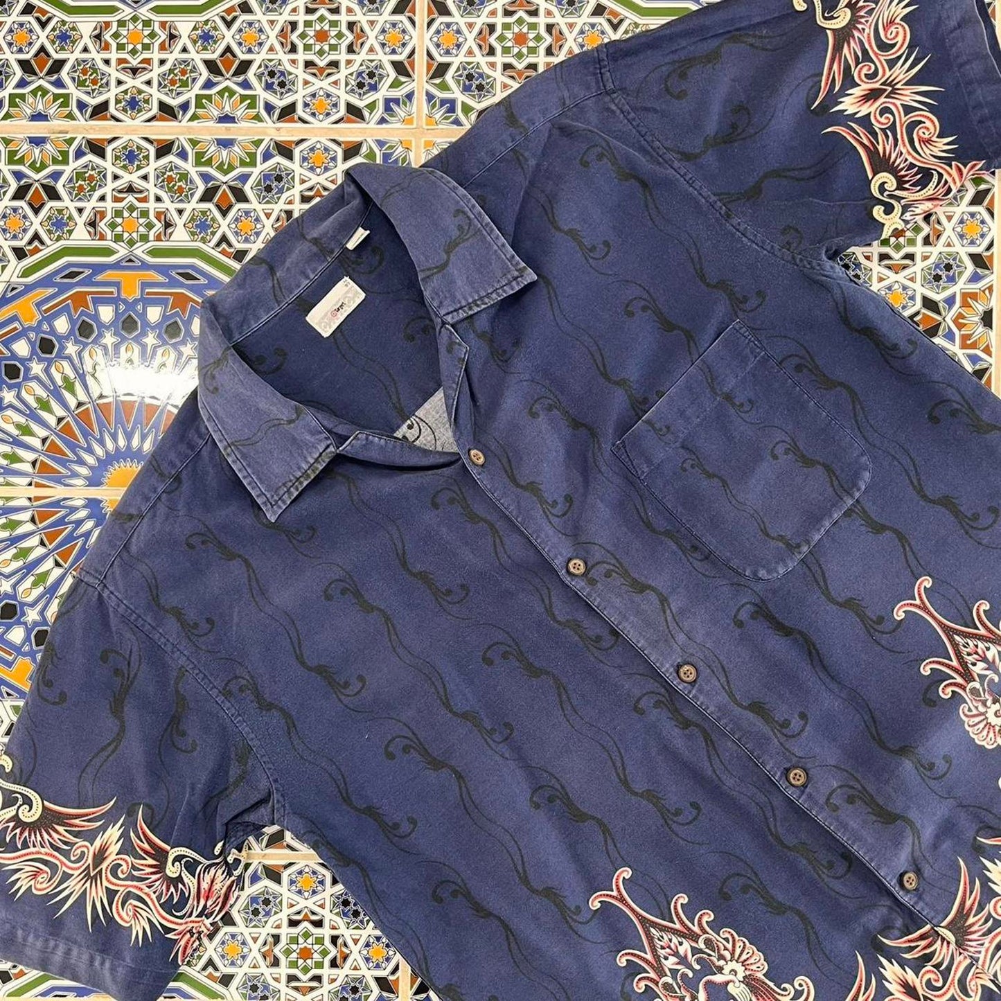 target short sleeved button up shirt