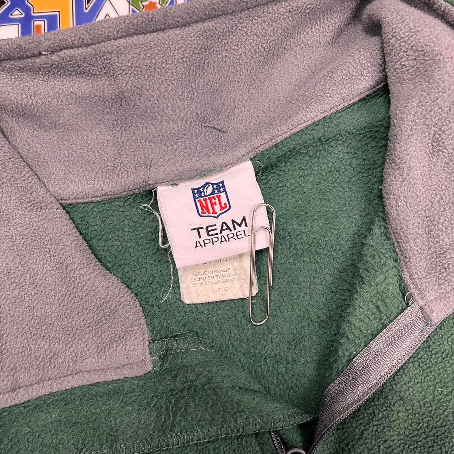 Green Bay packers 1/4 zip fleece jumper
