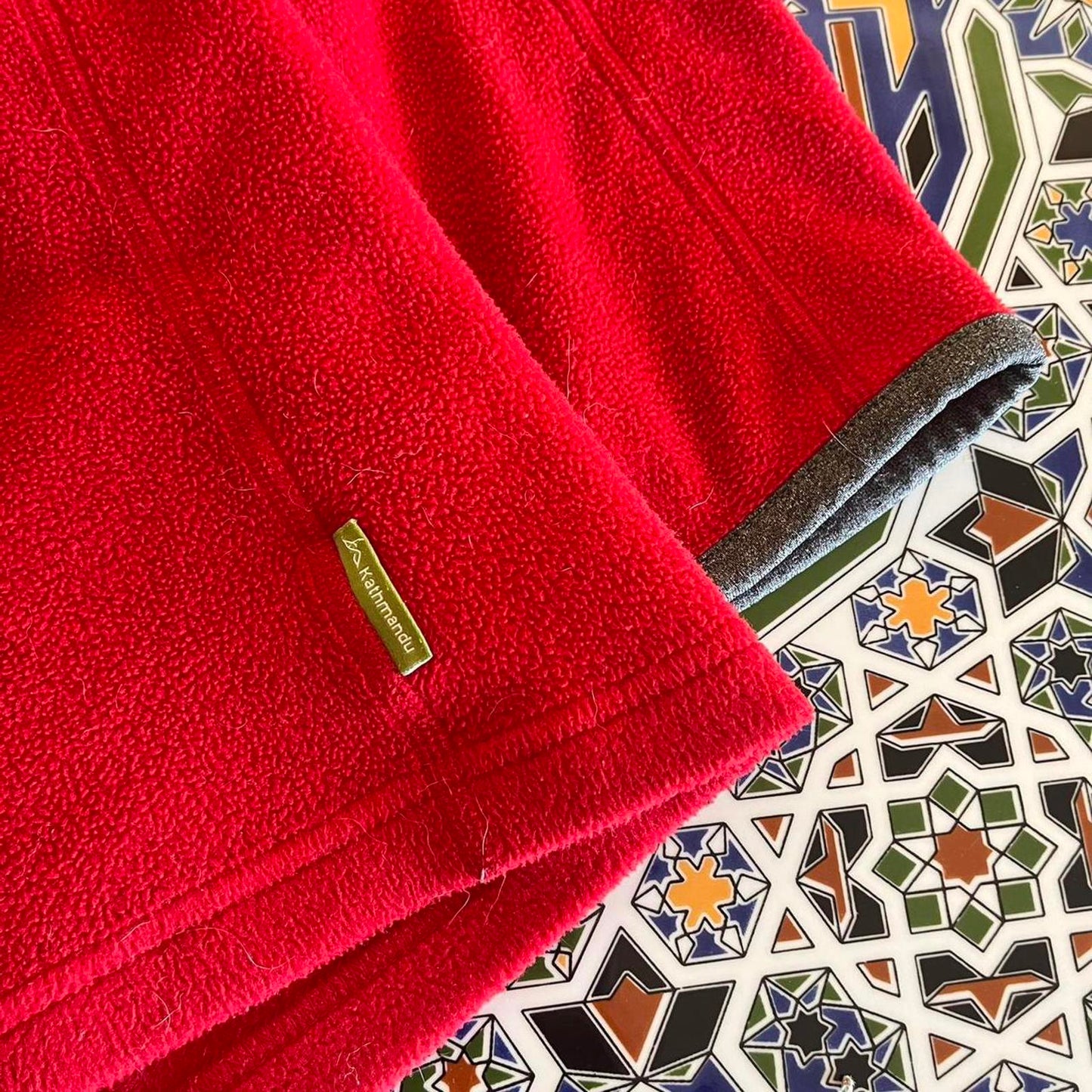 kathmandu fleece 1/4 zip jumper