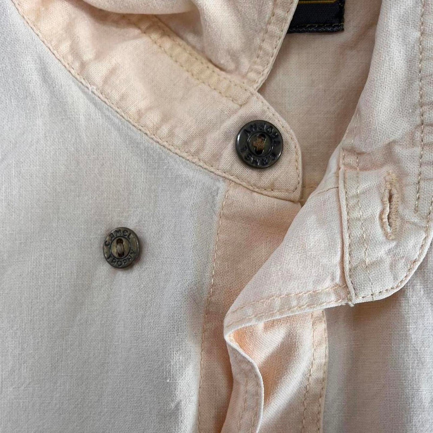 camel trophy  sleeved button up shirt