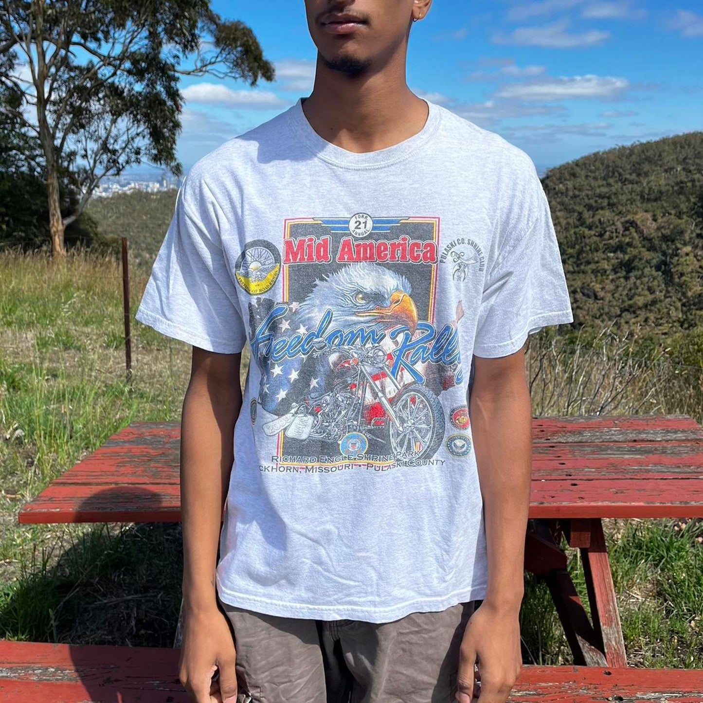 2009 USA motorbike rally tee
