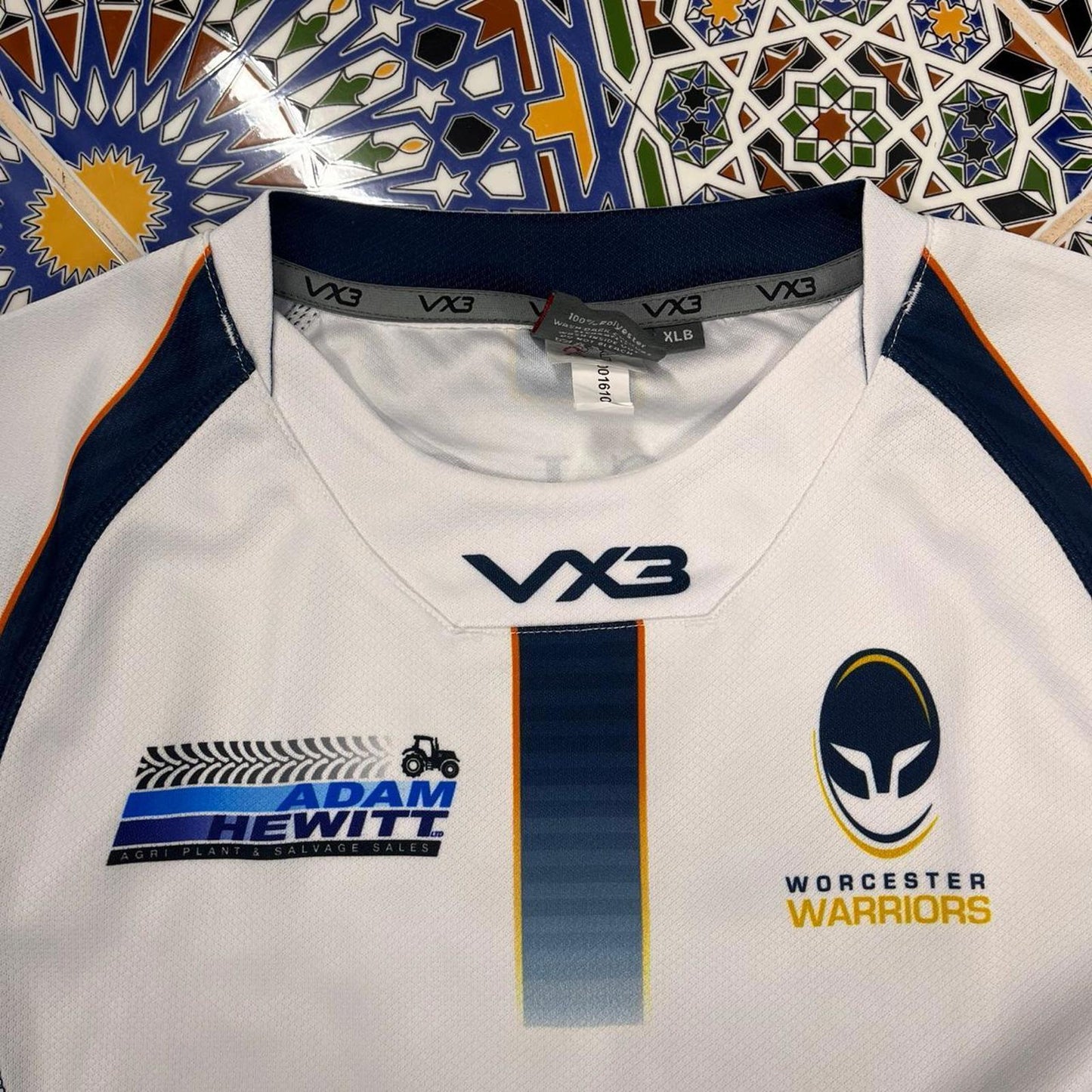 VX3 Worcester Warriors rugby jersey