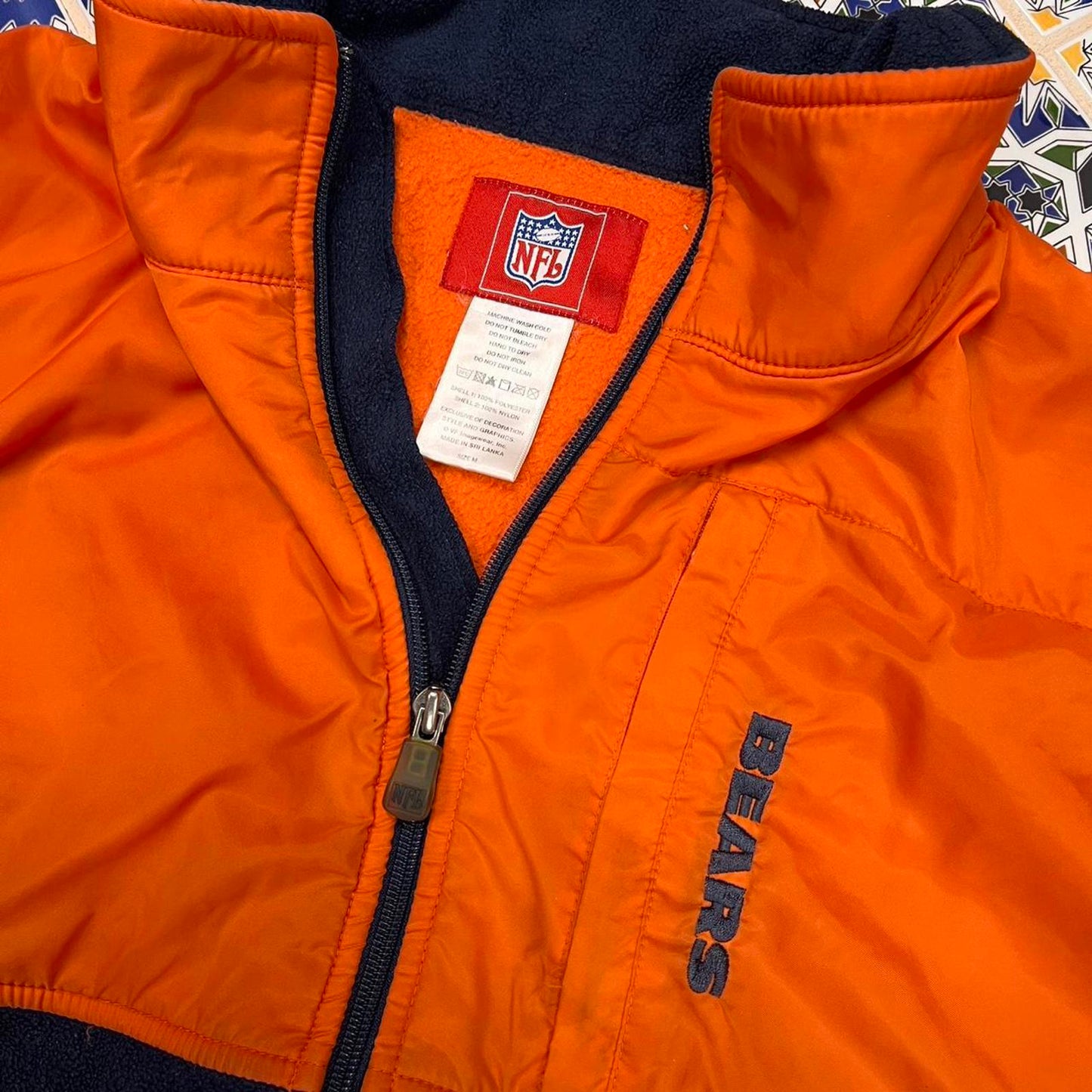 Chicago bears fleece jacket