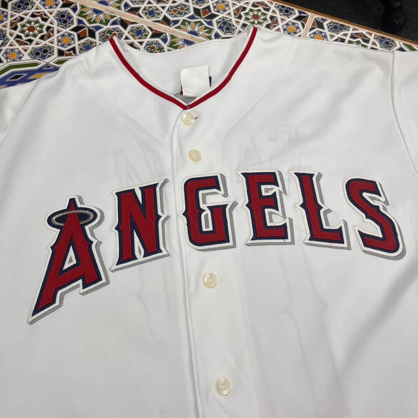 2019 Luis Garcia Los Angeles angels majestic baseball jersey