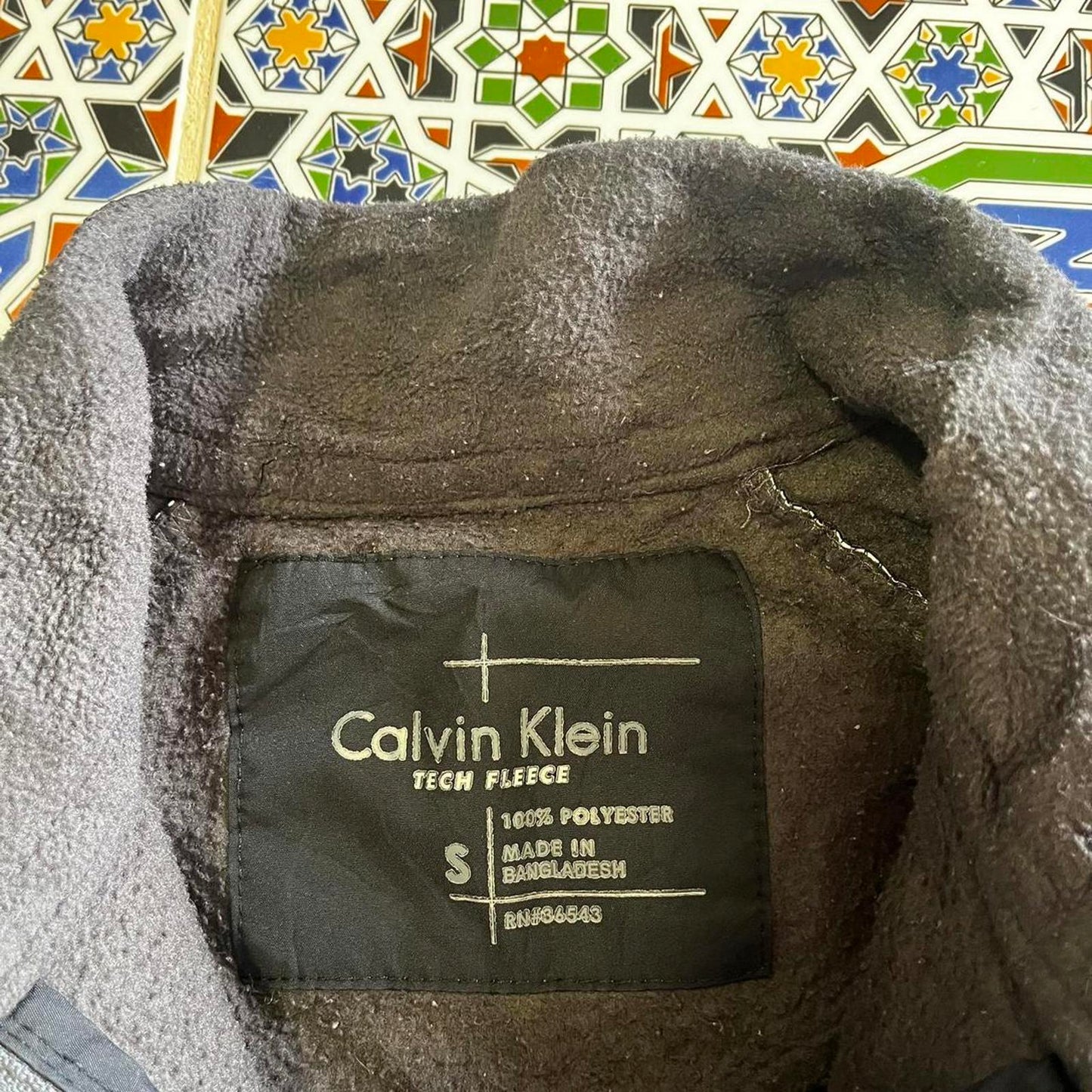 Calvin Klein fleece sweater jacket