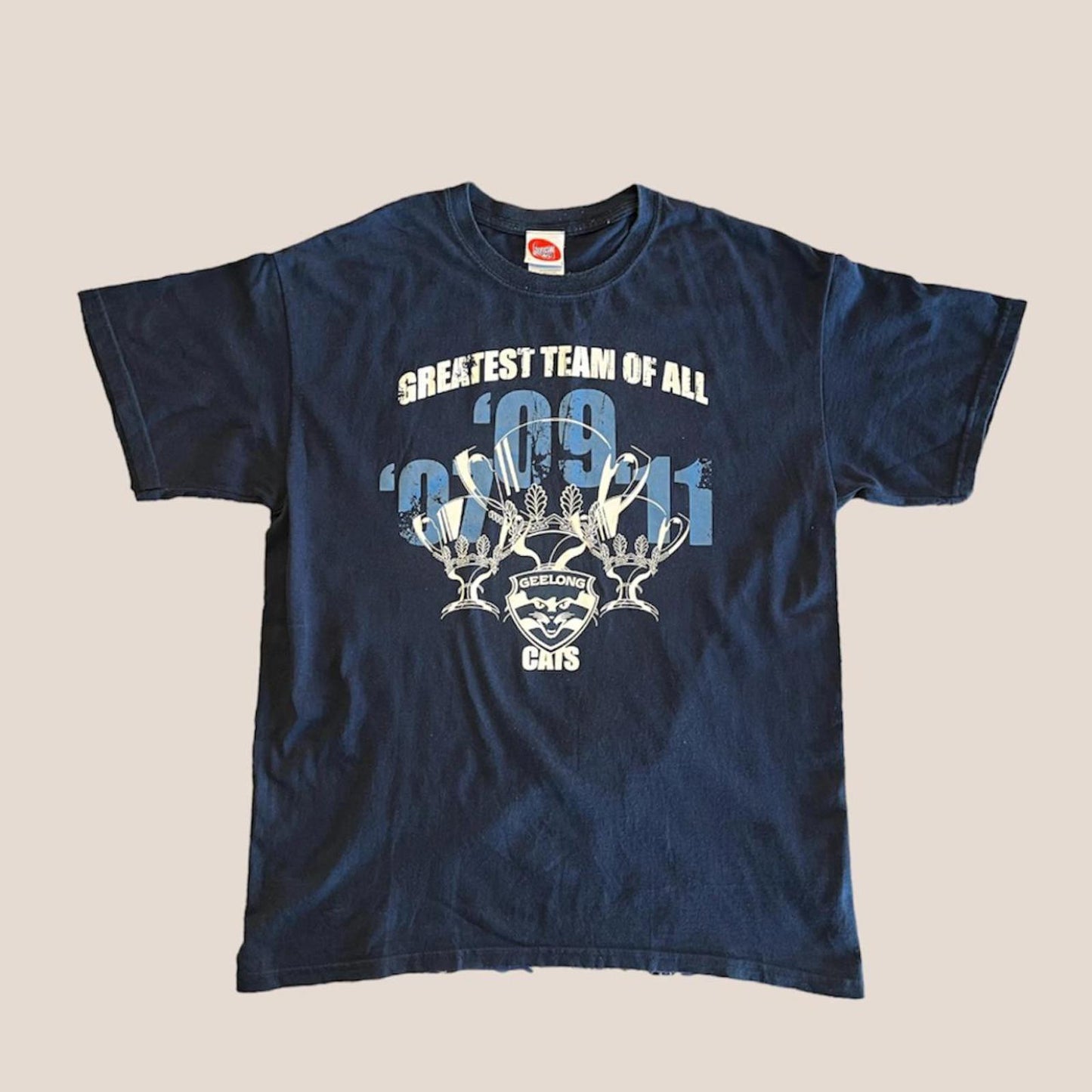 2007 2009 2011 Geelong cats premiership tee