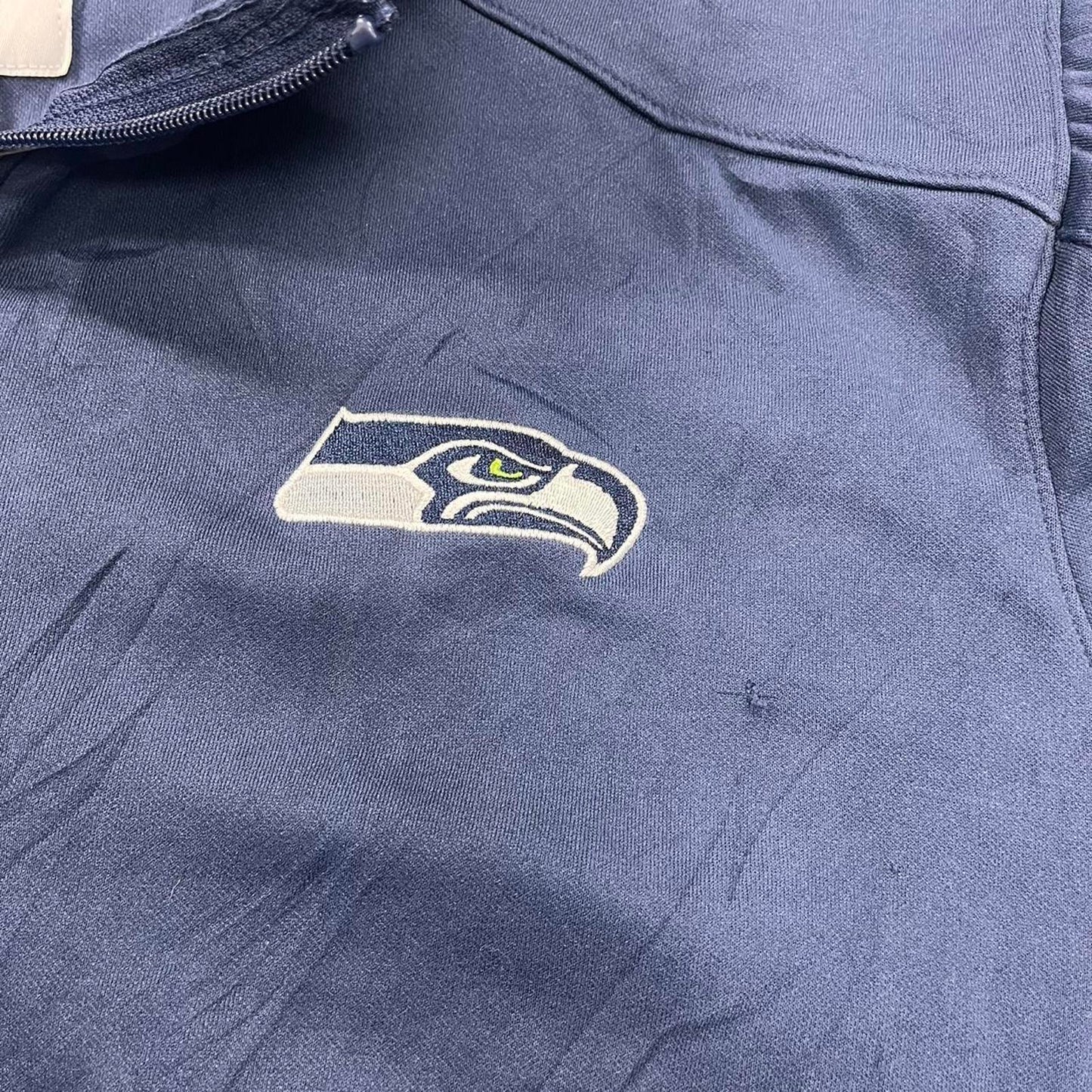 seattle seahawks quarter zip jumper