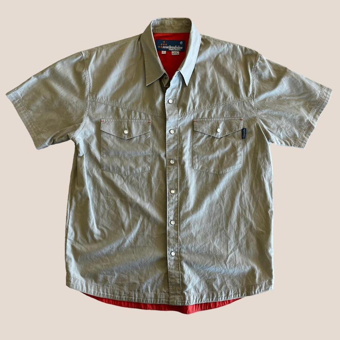 vintage mambo short sleeved button-up shirt