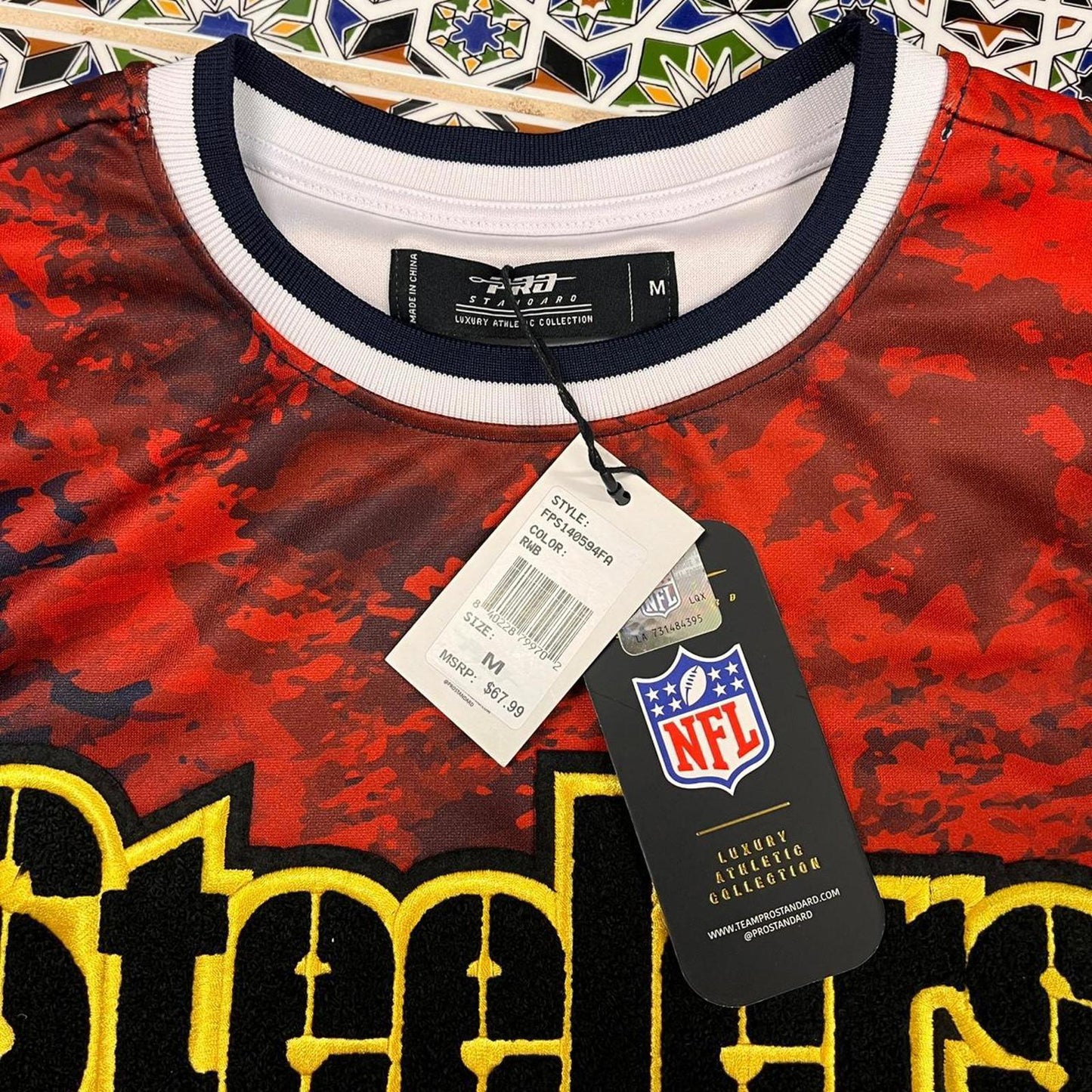 Pro station Steelers football jersey