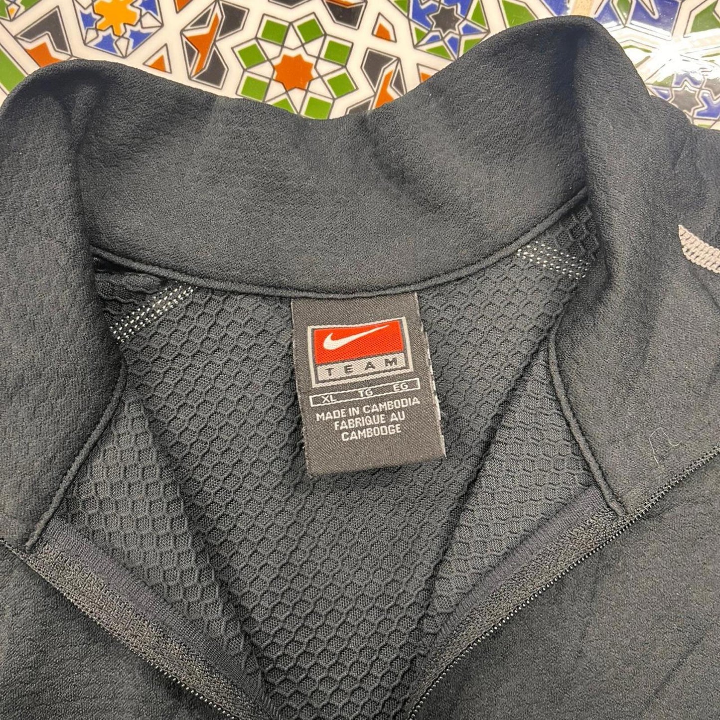 womens nike team 1/4 zip jimper