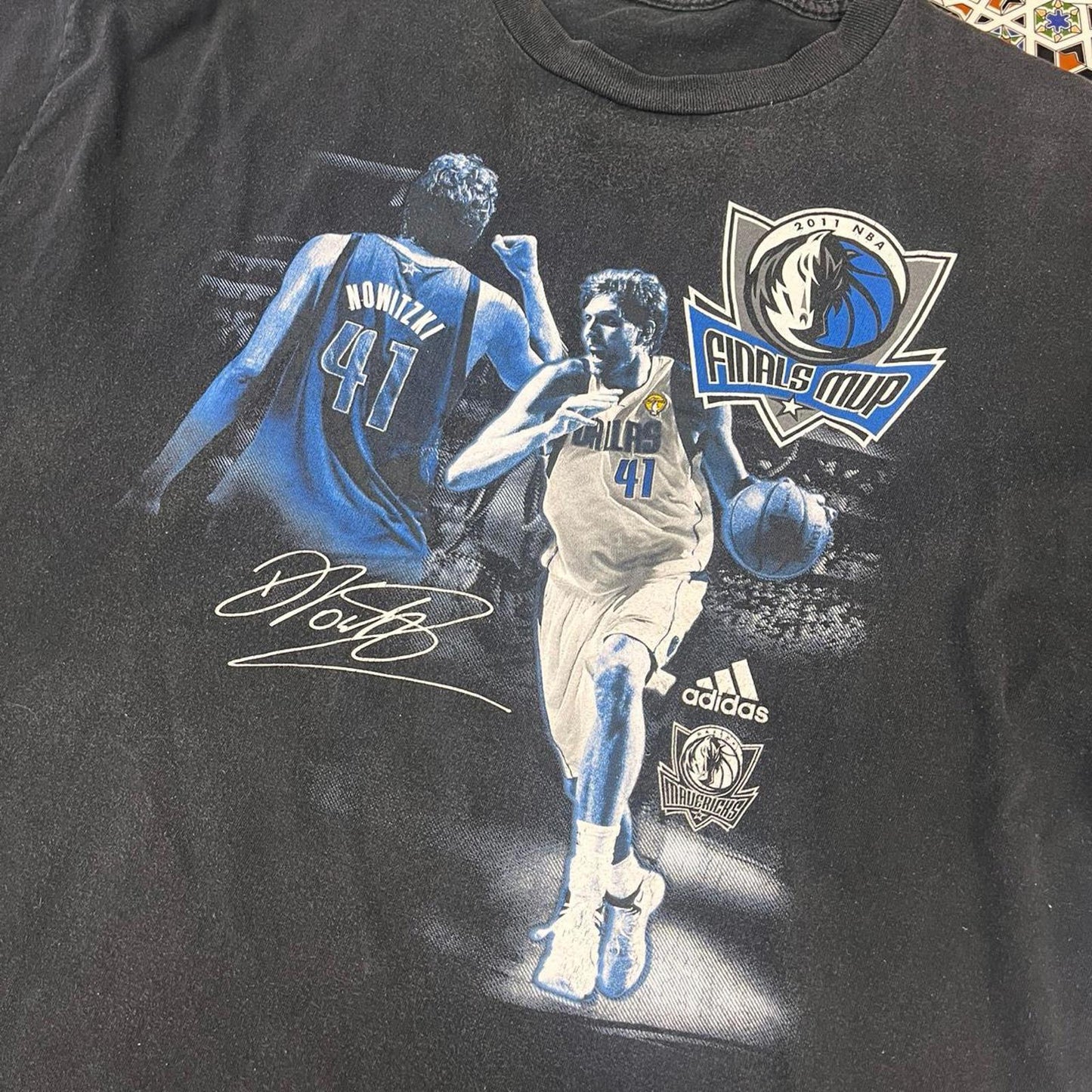 Dallas mavericks adidas tshirt