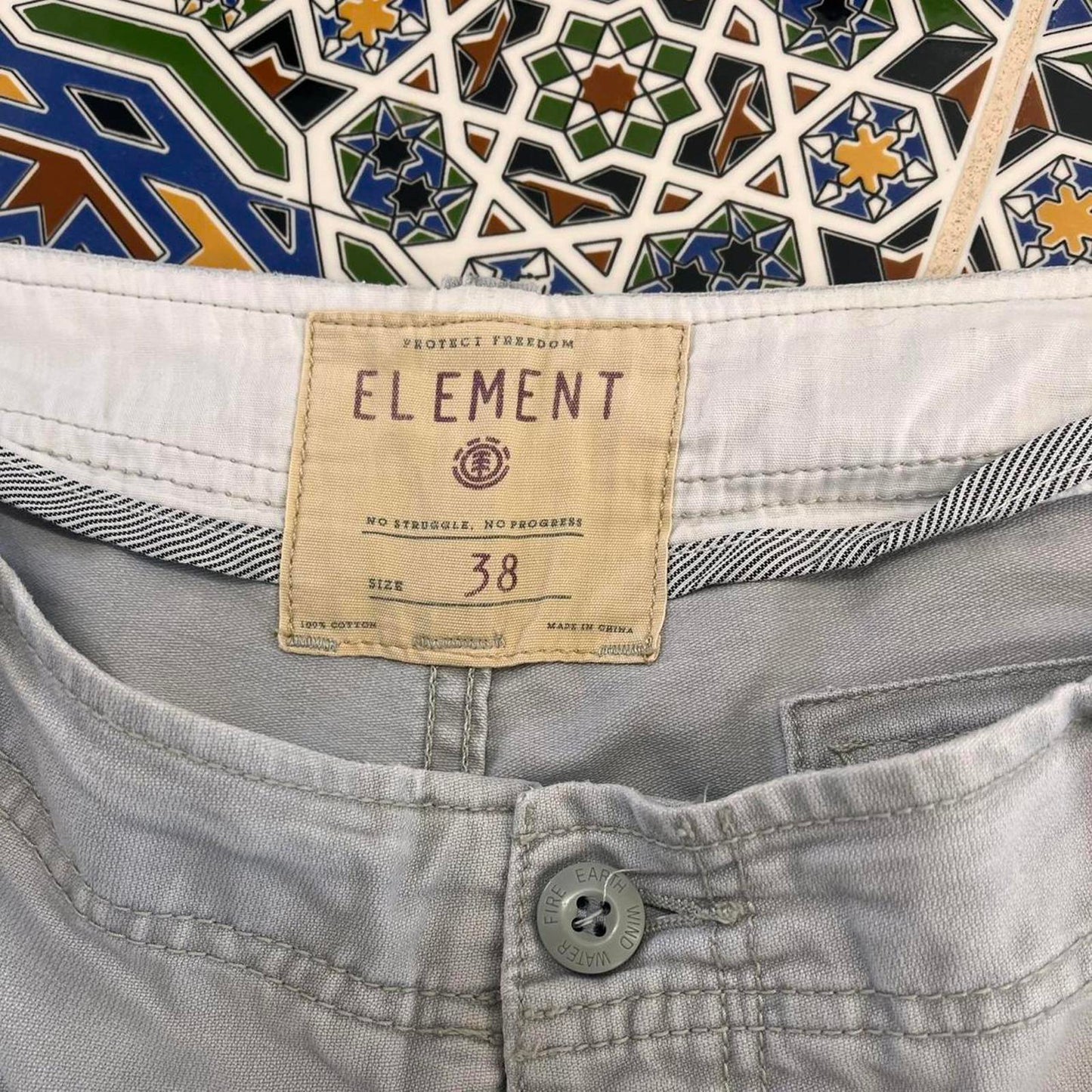 element cargo shorts