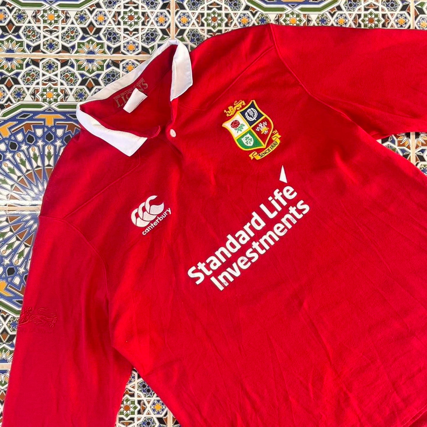 British & Irish lions Canterbury rugby jersey