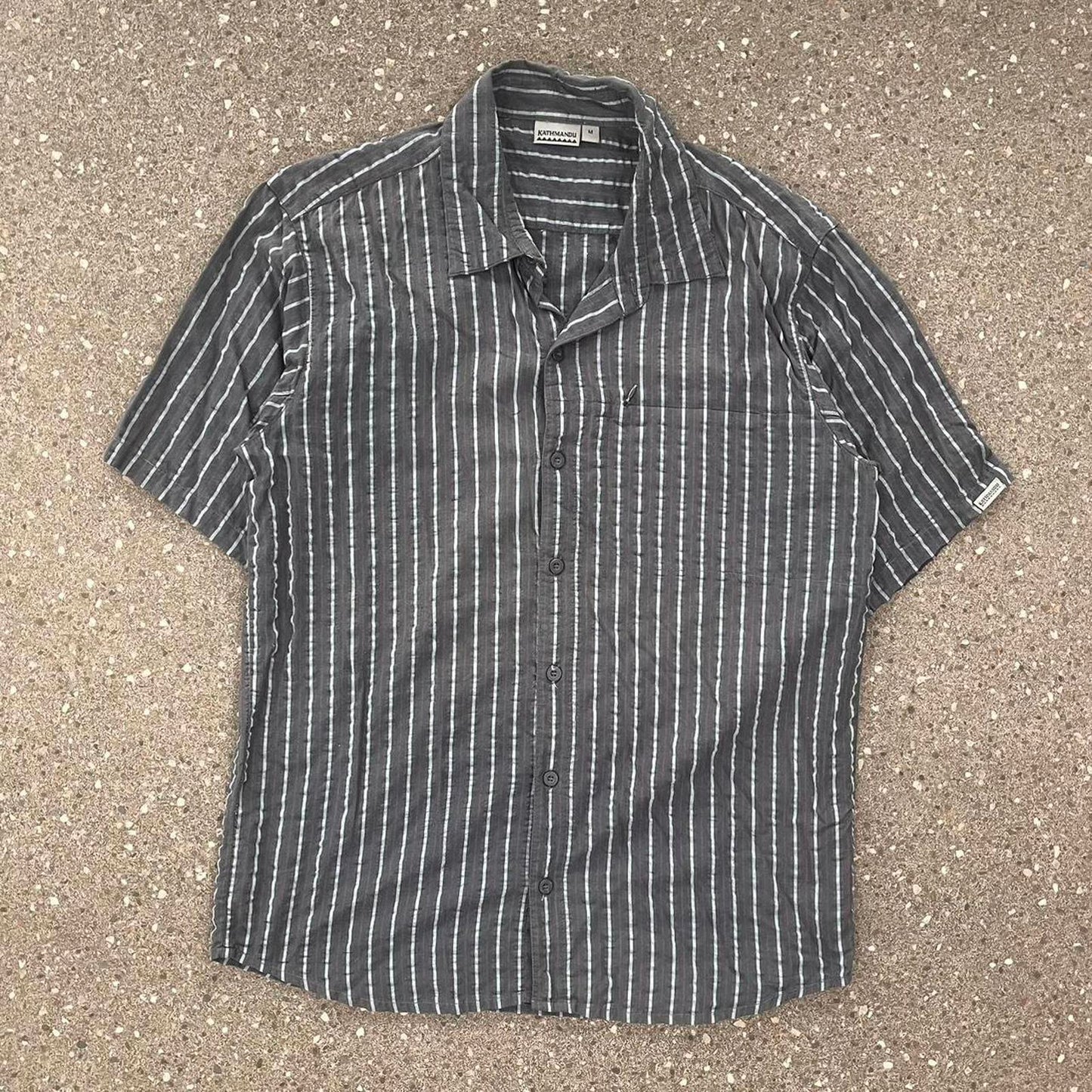 kathmandu short sleeved button up shirt