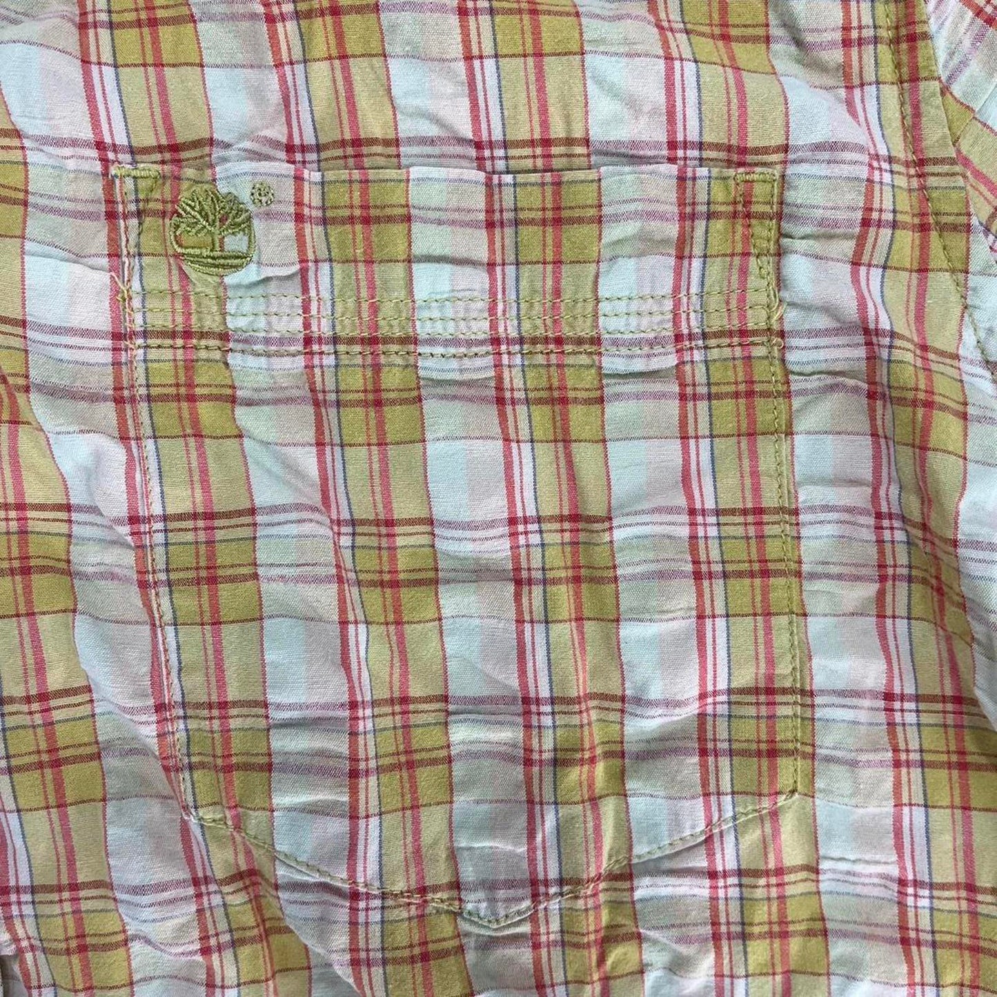 timberland short sleeved button up shirt