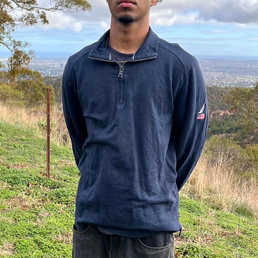 nautica quarter zip jumper