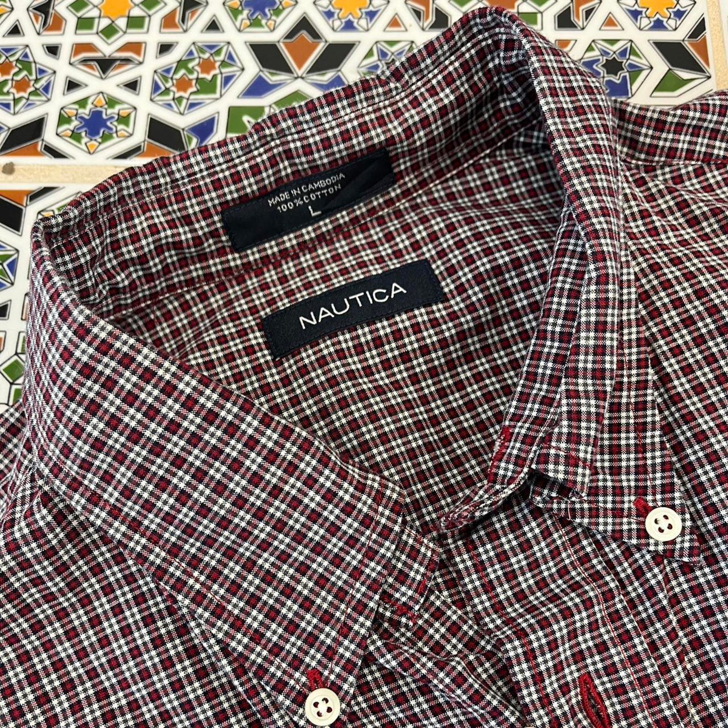 nautica button up shirt