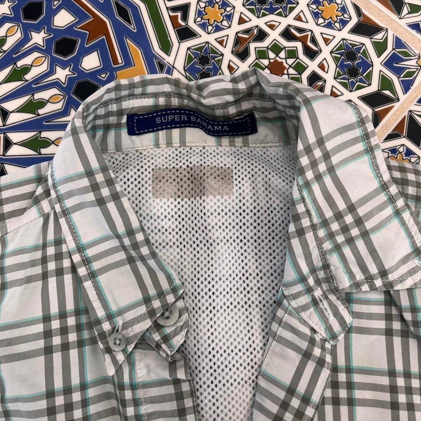 columbia short sleeved button up shirt