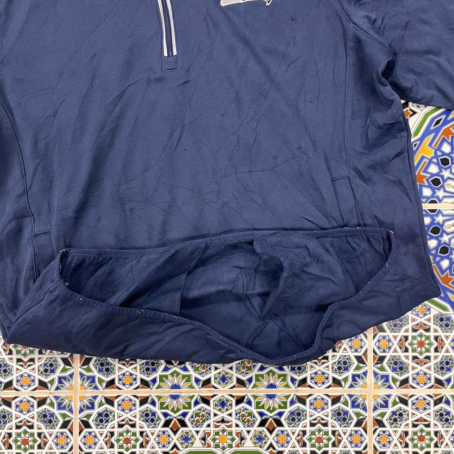 seattle seahawks quarter zip jumper