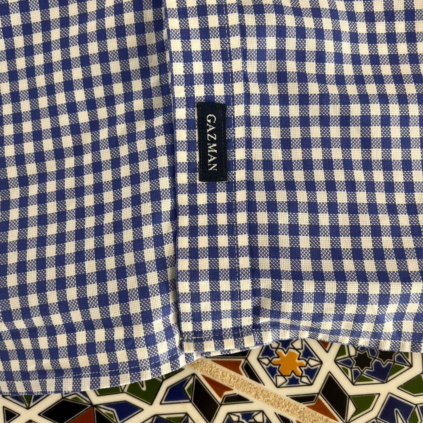 gazman short sleeved button up shirt