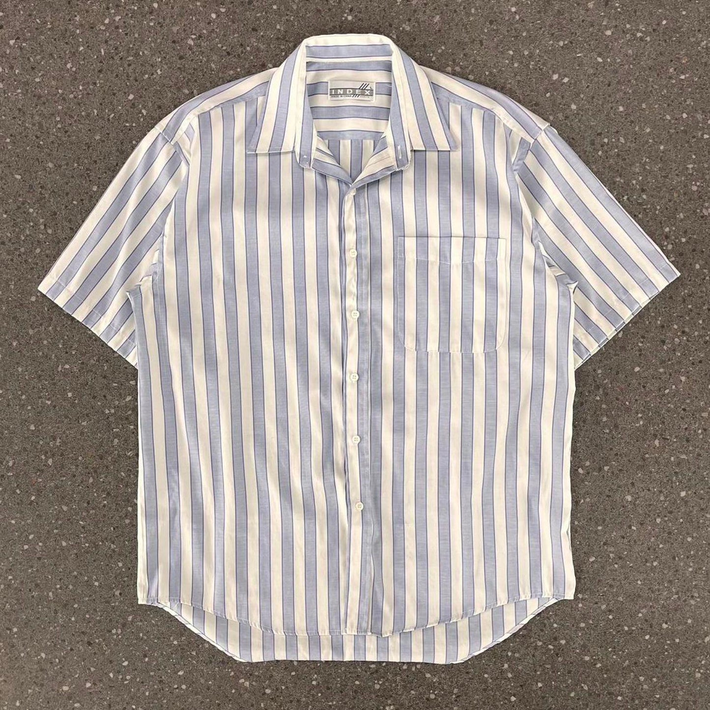 index short sleeved button up shirt