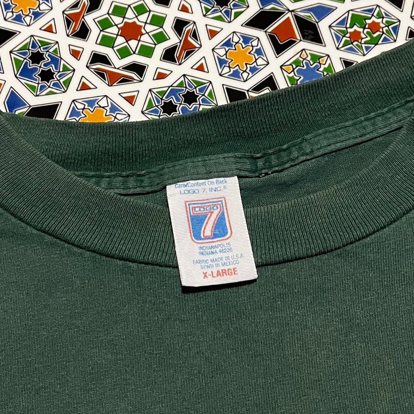 Vintage logo 7 Green Bay packers tee