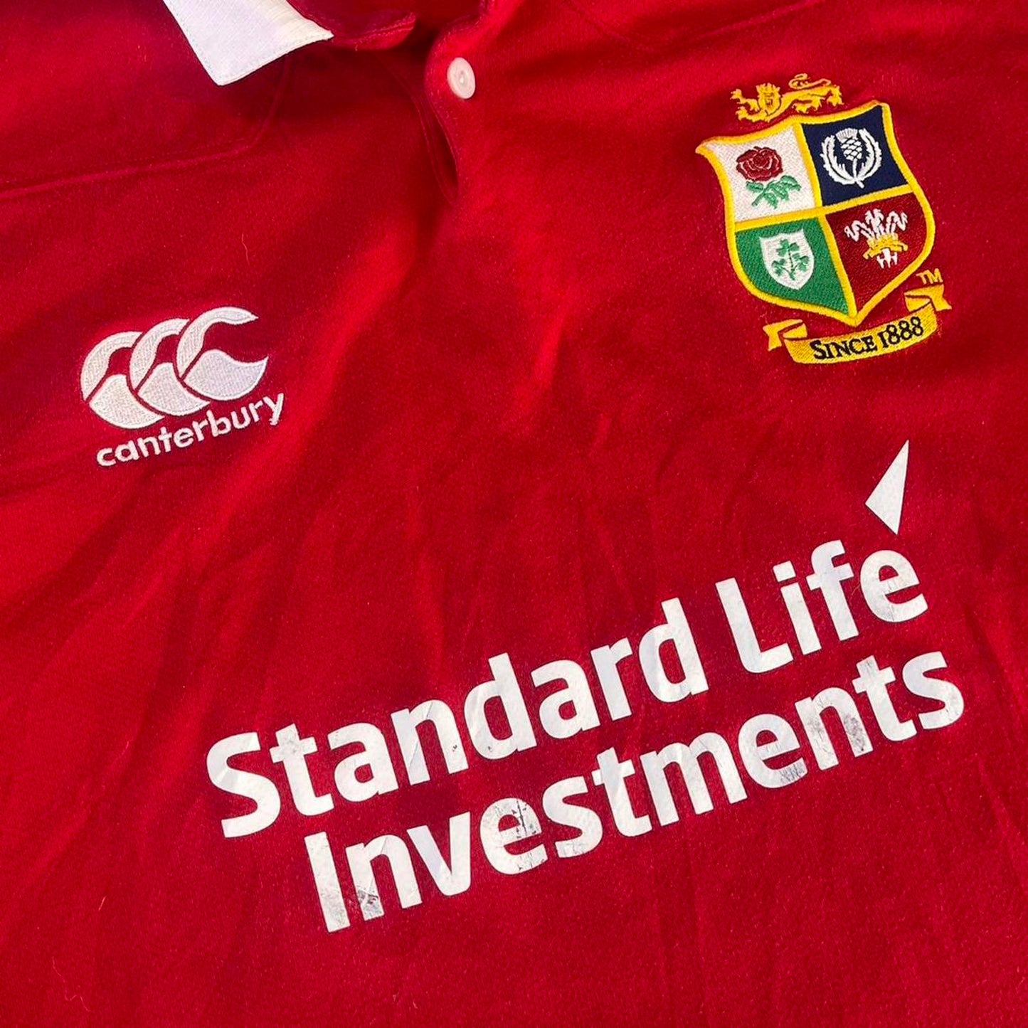 British & Irish lions Canterbury rugby jersey
