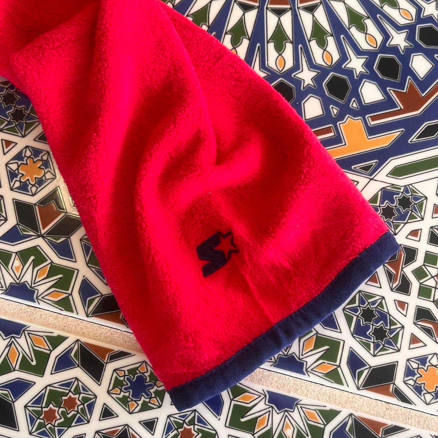 starter fleece 1/4 button up jumper