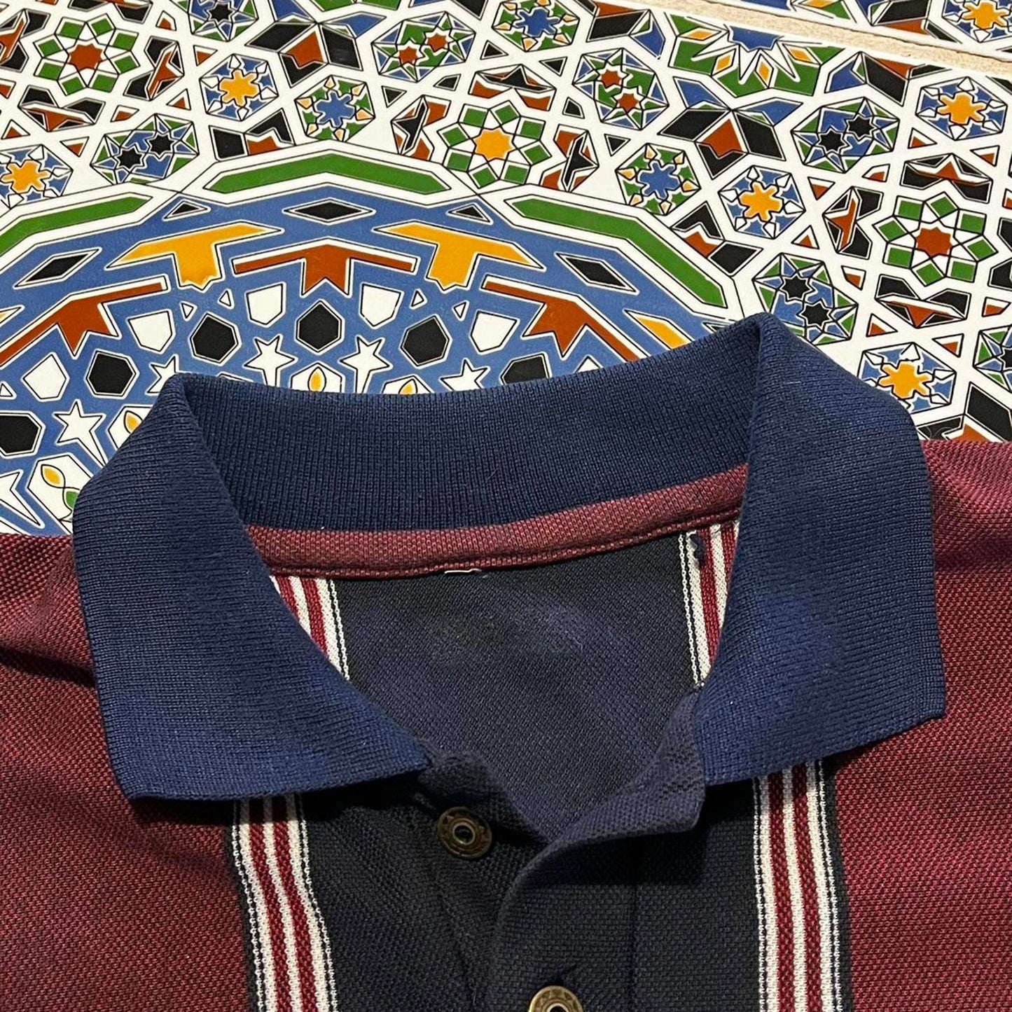 Vintage Adelaide crows stripped polo