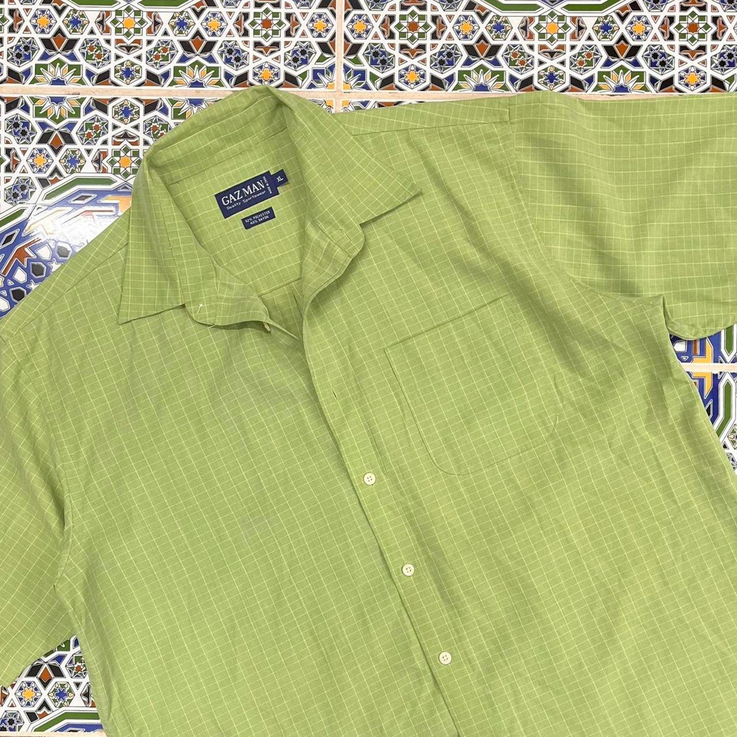 gazman short sleeved button up shirt