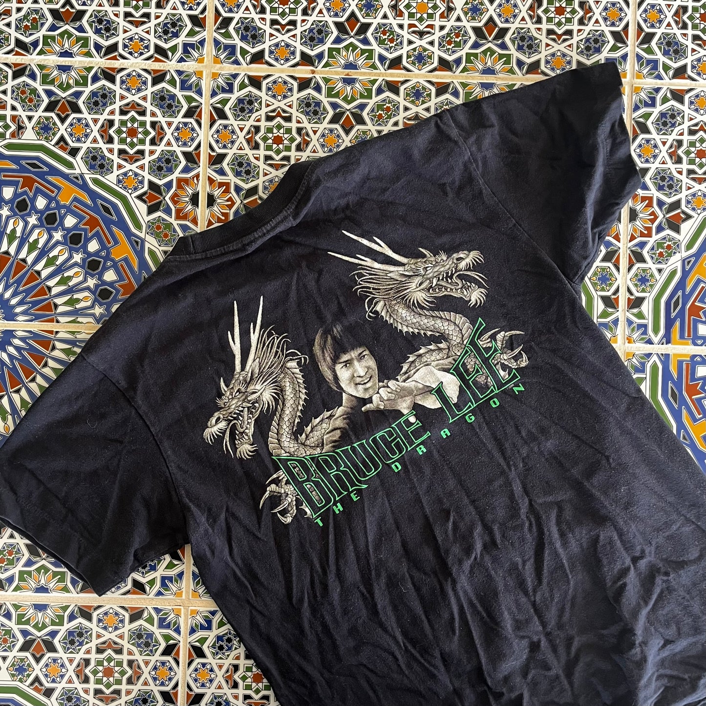 M 90s Bruce lee "the dragon" tee