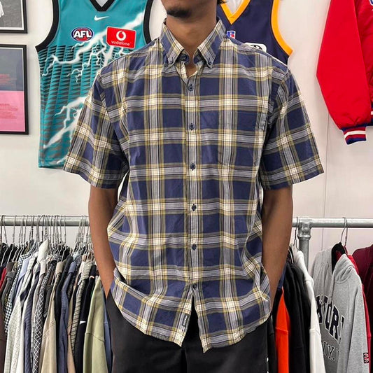 gazman short sleeved button up shirt