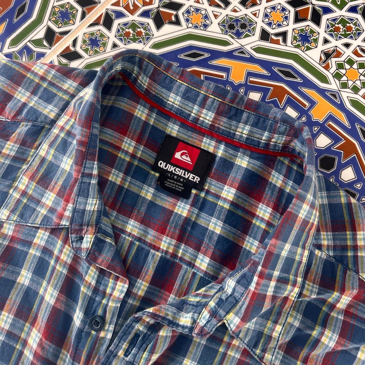 Quiksilver button up shirt