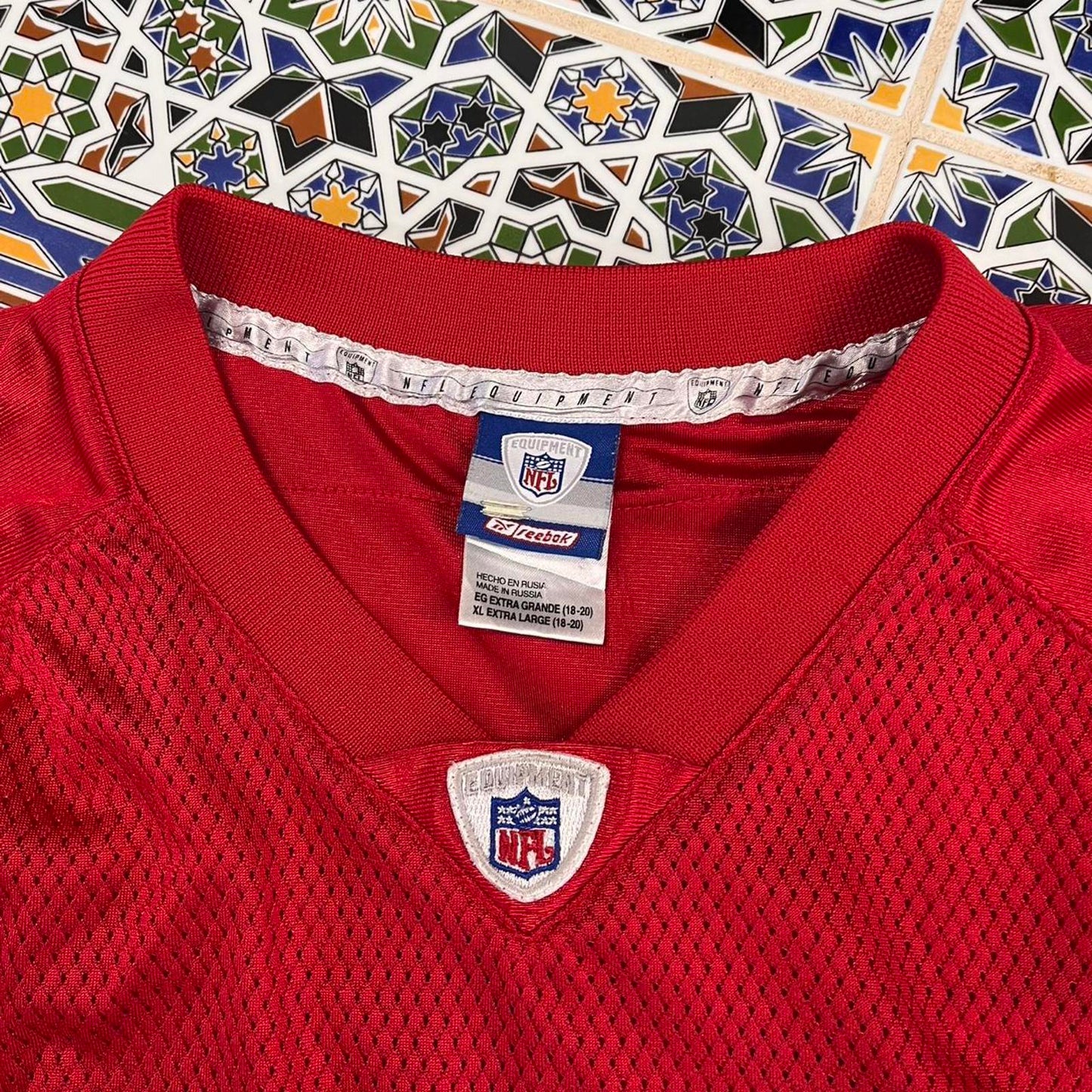 Reebok Kansas city chiefs football jersey
