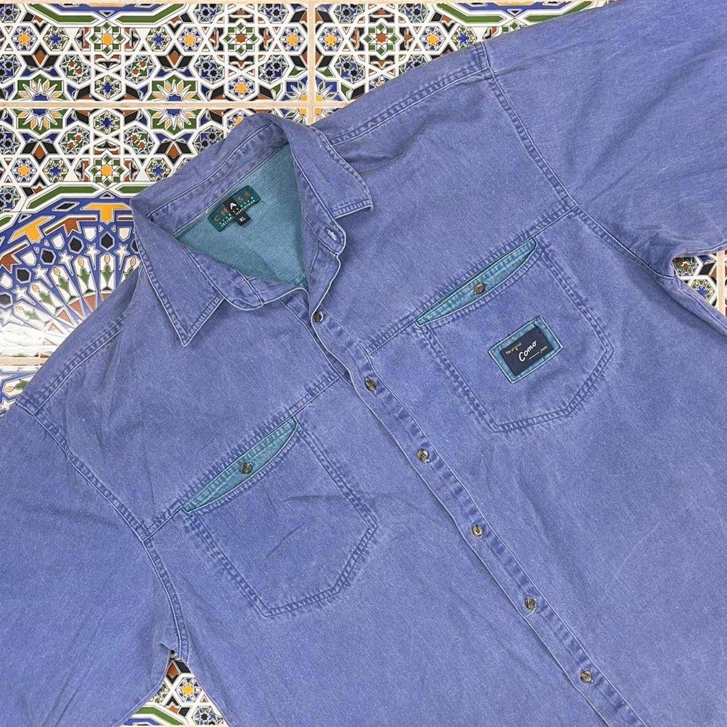 chase sportswear button up shirt