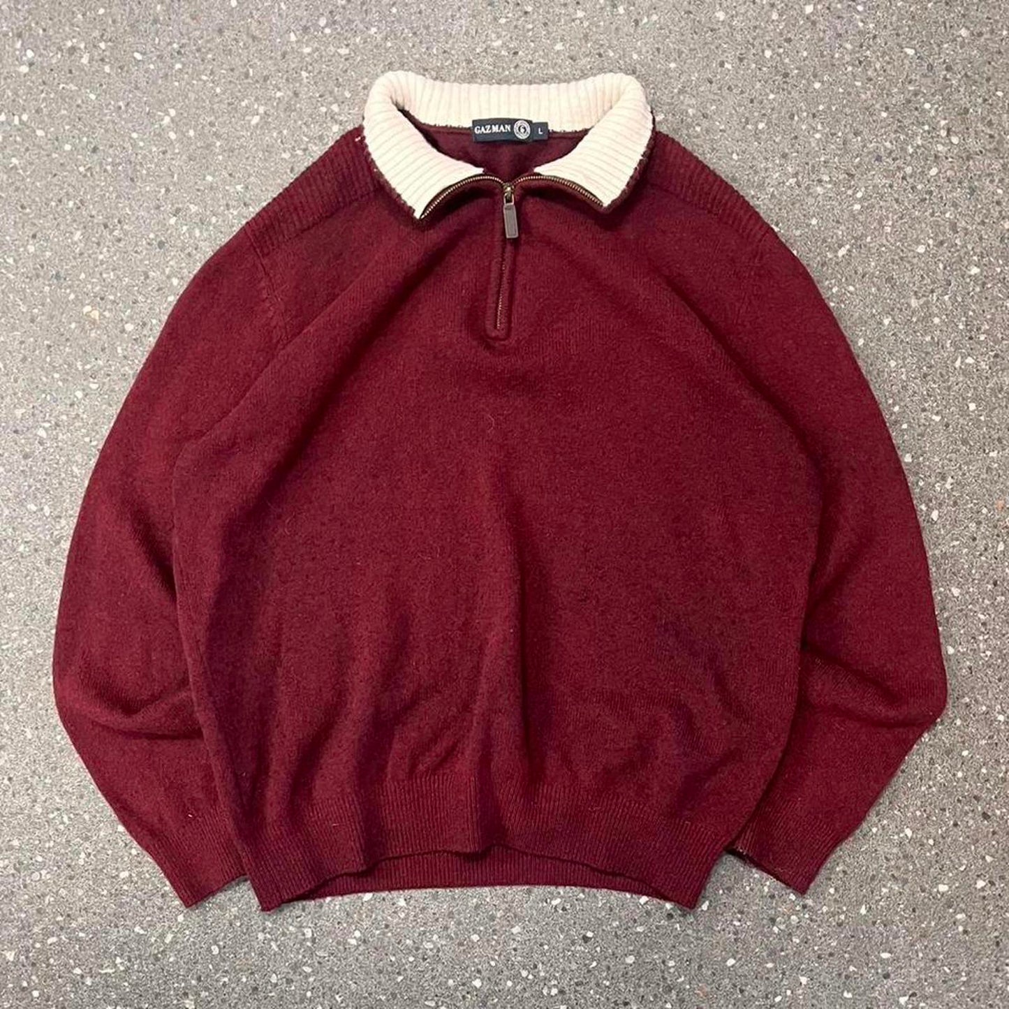 gazman quarter zip jumper