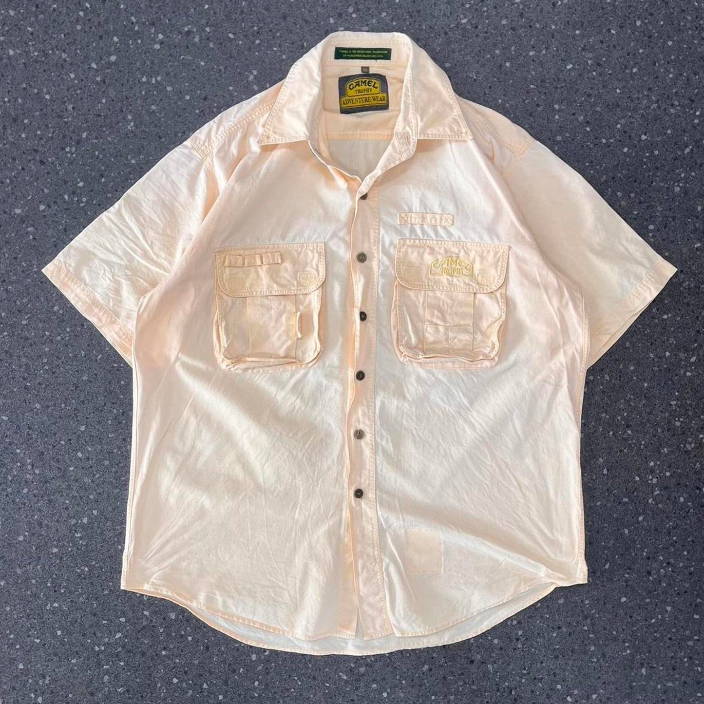camel trophy  sleeved button up shirt