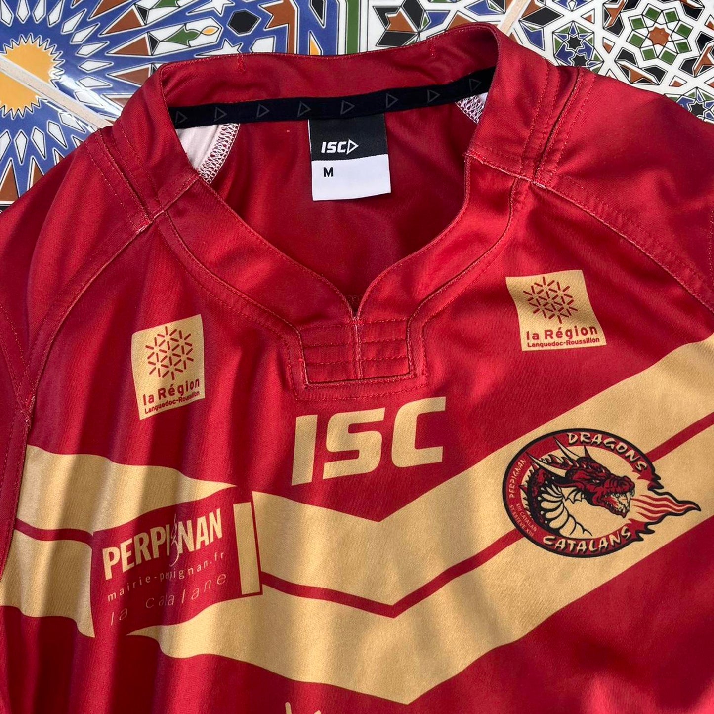 ISC Catalans Dragons rugby jersey