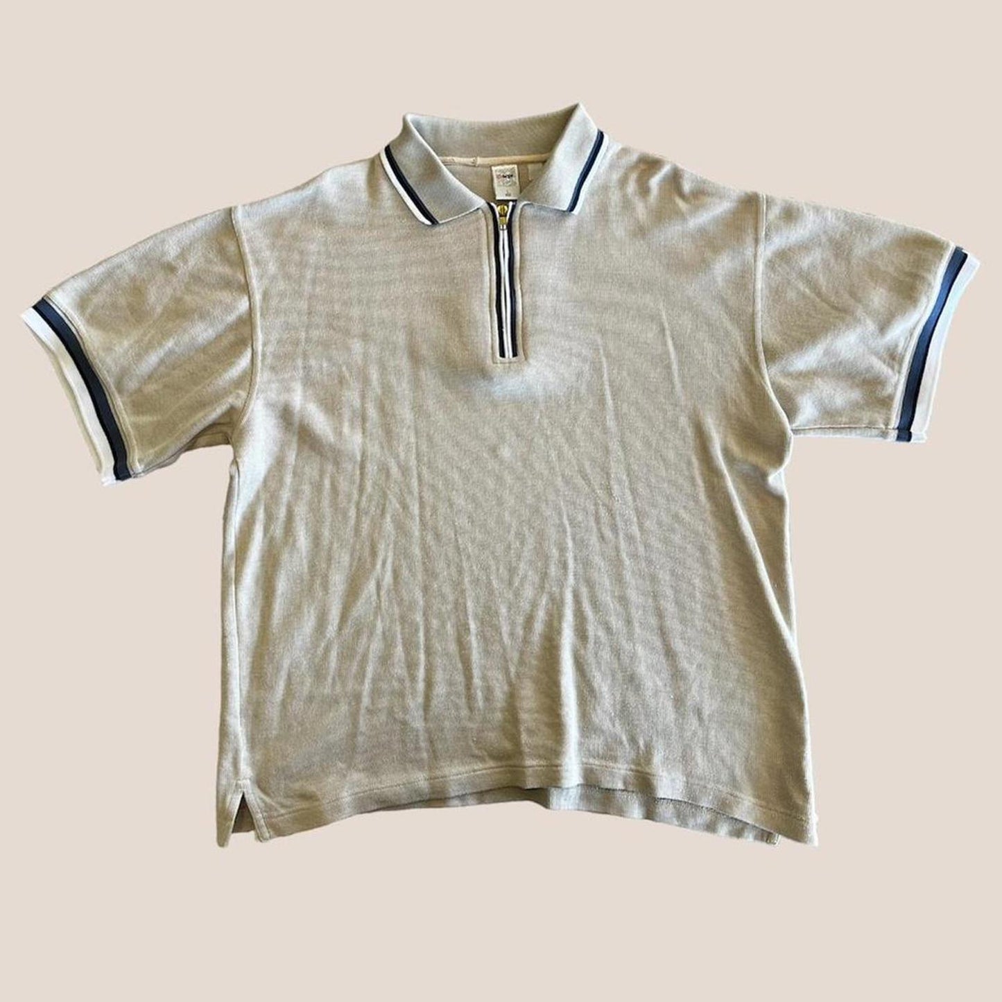 vintage target 1/4 zip up polo