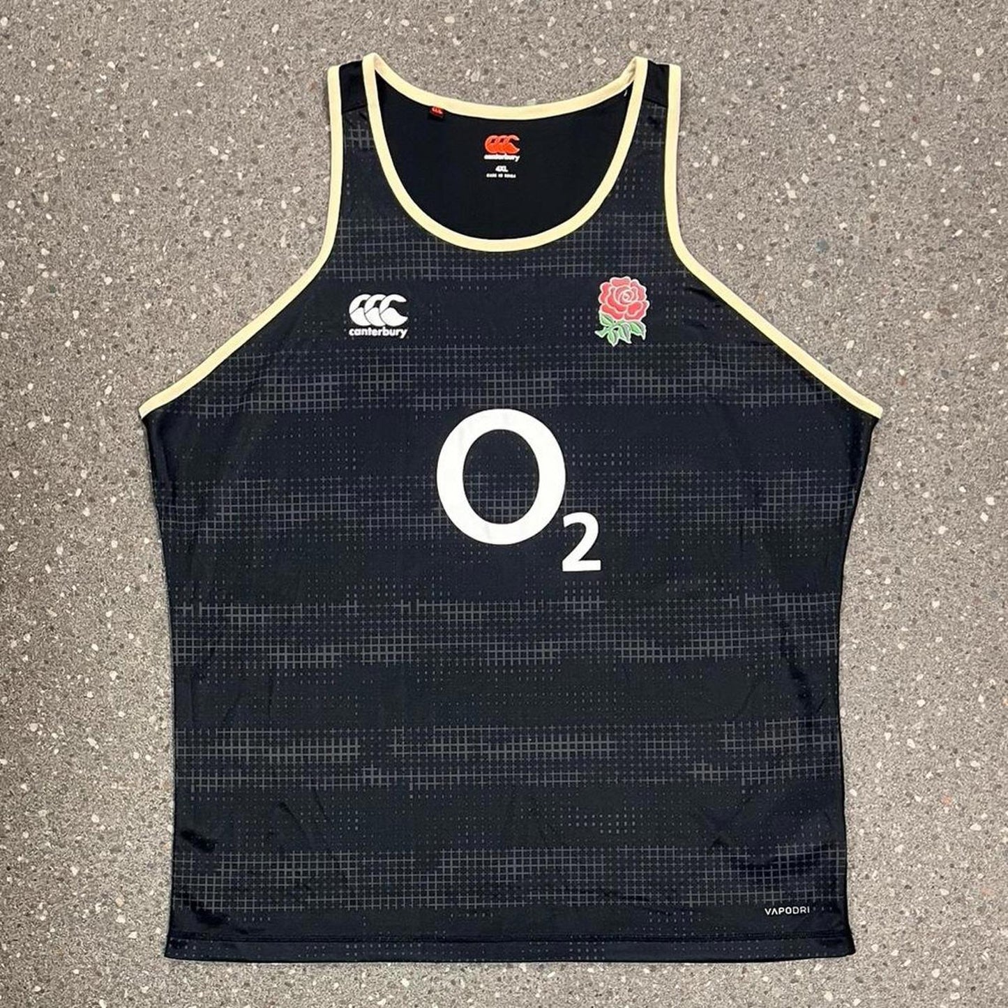 Canterbury English rugby singlet